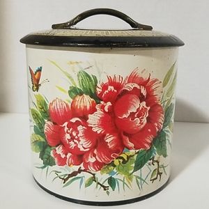 Vintage Metal 6 MB Great Britain Tin Canister